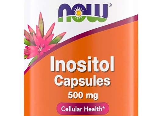 Now Foods Inositol 500 mg, Superior Myo Inositol Form, for Healthy Membrane Function, Cellular Health