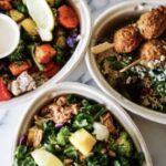 Mediterranean food plates