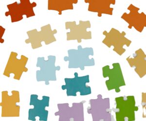 Puzzle pieces of Mental Health